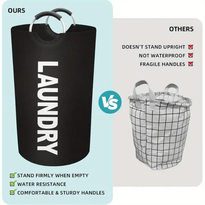 Gallon Waterproof Fabric Laundry Basket, Clothing Storage Basket, Household Storage Basket